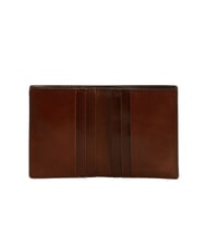 THE BRIDGE FILIPPO Vertical leather card holder Brown / Ruthenium - Men&rsquo;s Wallets - 2
