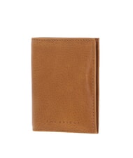 THE BRIDGE ETTORE Vertical leather card holder curry abb dark ruthenium - Men’s Wallets - 3