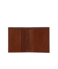 THE BRIDGE ETTORE Vertical leather card holder - Men&rsquo;s Wallets