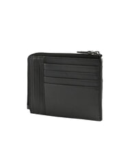 THE BRIDGE FILIPPO Leather card holder with zip - Men’s Wallets