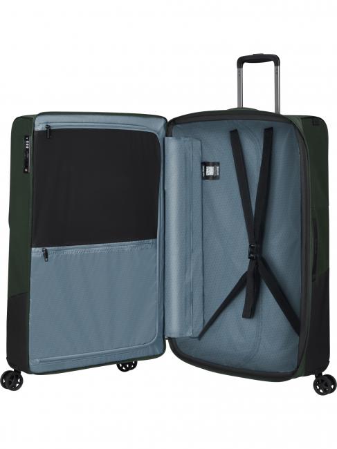 BIZ2GO TRVL Large Trolley earth green - Semi-rigid Trolley Cases