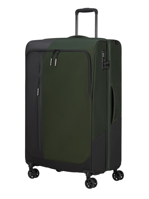 BIZ2GO TRVL Large Trolley earth green - Semi-rigid Trolley Cases