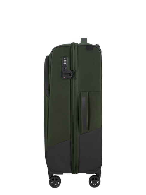 BIZ2GO TRVL Medium Expandable Trolley earth green - Semi-rigid Trolley Cases
