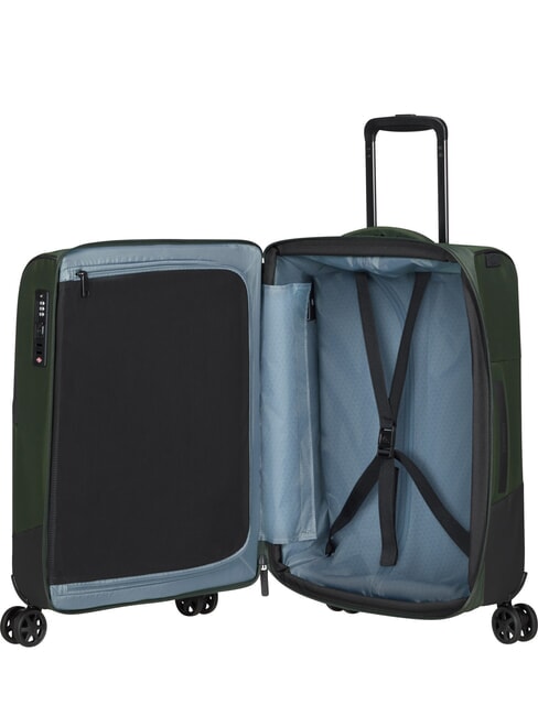BIZ2GO TRVL Cabin trolley with 15.6" laptop pocket earth green - Hand luggage