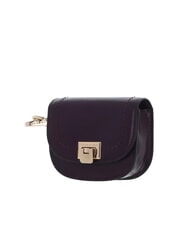 THE BRIDGE FEDERICA Leather coin purse with key ring grape abb. gold - Women’s Wallets - 2