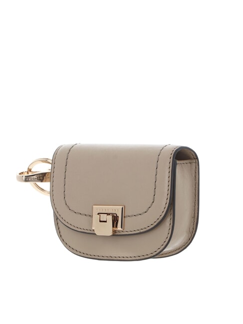 FEDERICA Leather coin purse with key ring butter abb. gold - Women’s Wallets