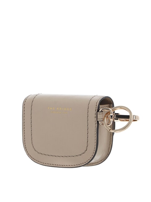 FEDERICA Leather coin purse with key ring butter abb. gold - Women’s Wallets