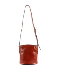 THE BRIDGE CECILIA Leather bucket shoulder bag BROWN - Women’s Bags - 3
