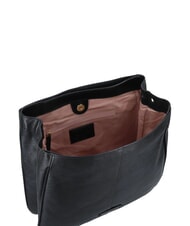 THE BRIDGE ELISABETTA Leather bag with shoulder strap Black Gold - Women&rsquo;s Bags - 5