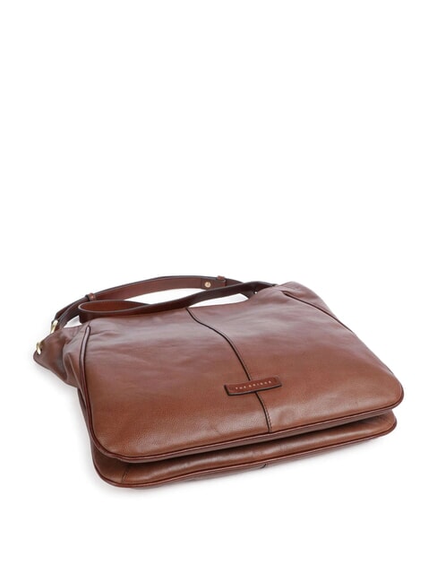 ELISABETTA Leather bag with shoulder strap BROWN - Women’s Bags