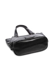 THE BRIDGE FEBE Leather shopping bag Black Gold - Women’s Bags - 5