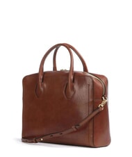 THE BRIDGE FIONA Leather briefcase for 14" laptop BROWN - Work Briefcases - 2