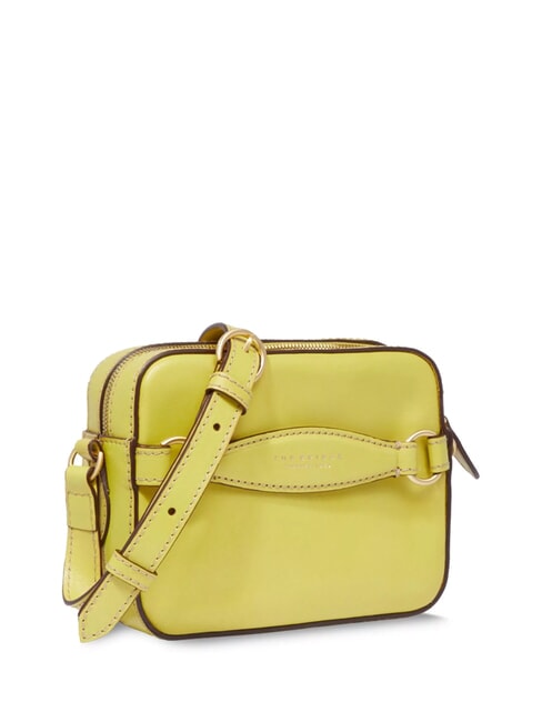 BETTINA Leather camera bag lime with gold - Women’s Bags
