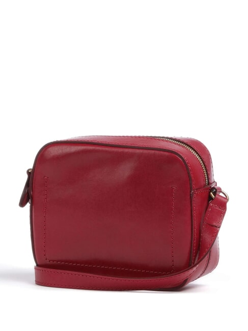 BETTINA Leather camera bag berry abb. gold - Women’s Bags