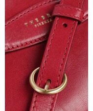 THE BRIDGE BETTINA Leather camera bag berry abb. gold - Women’s Bags - 3