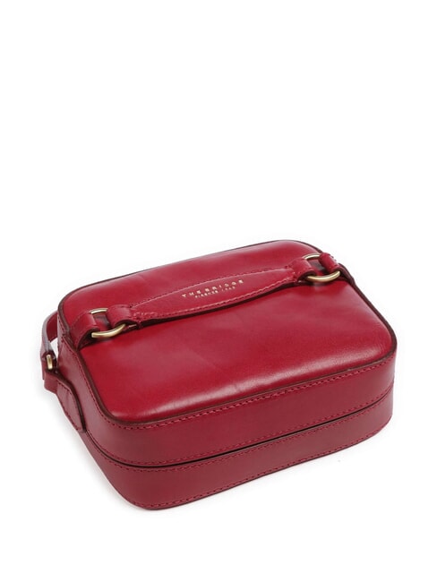 BETTINA Leather camera bag berry abb. gold - Women’s Bags