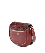 THE BRIDGE BETTINA Ponyskin effect leather bag Chianti / Bordeaux / Gold - Women’s Bags - 3
