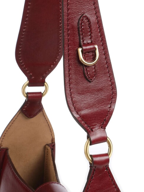 DORA Shoulder bag / crossbody bag Chianti / Bordeaux / Gold - Women’s Bags