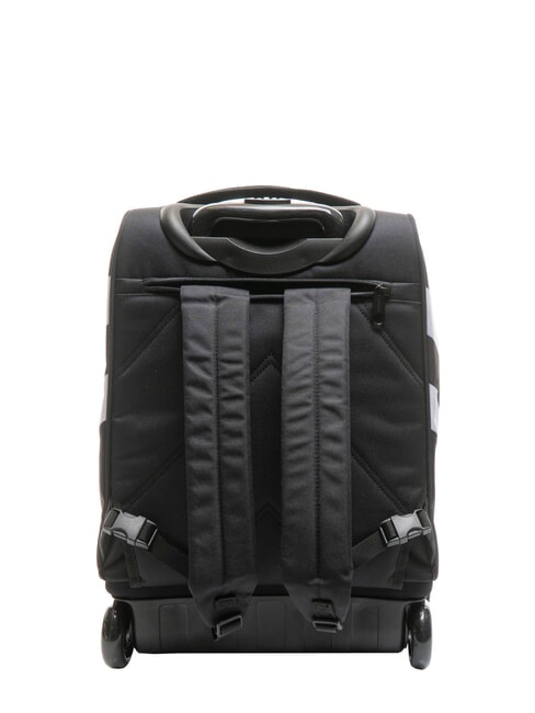 #BOOTIT Backpack with trolley STRIPE BLACK / WHITE - Backpack trolleys