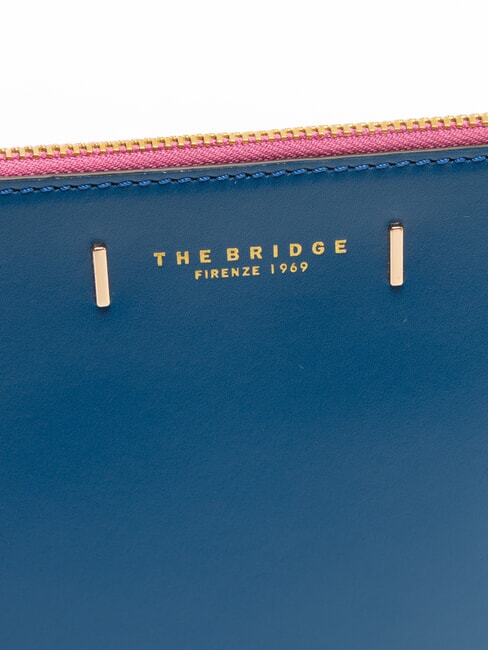 CHIARA Leather clutch bag jeans gold clothing - Women’s Bags