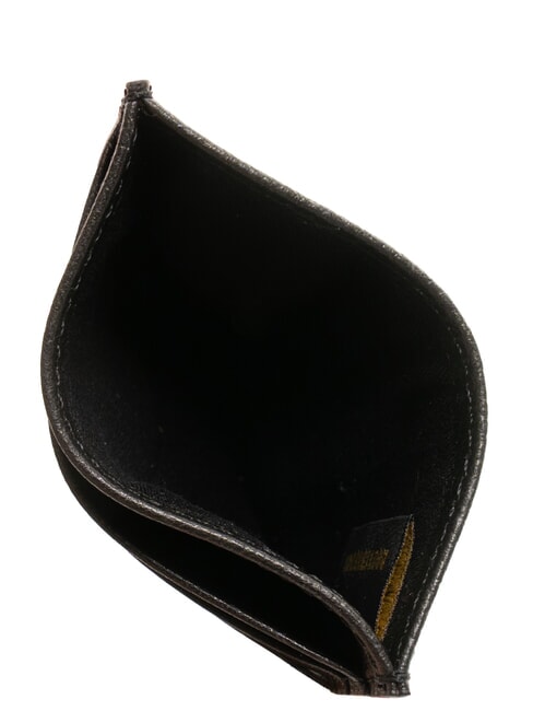 CESARE Flat leather card holder Black - Men’s Wallets