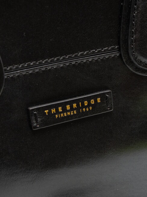 ELETTRA Handbag, with shoulder strap Black Gold - Women’s Bags