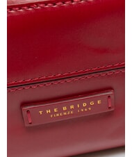 THE BRIDGE ELETTRA  Mini Shoulder Bag berry abb. gold - Women’s Bags - 3
