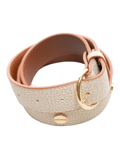 GRAFFITI Belt with studs sand/coconut - Belts