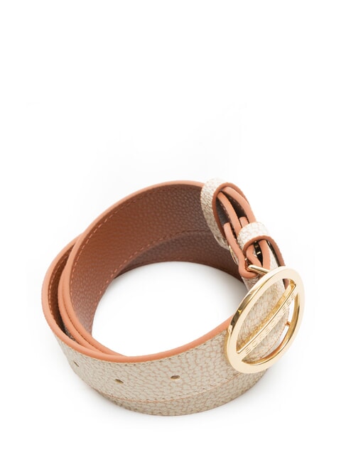 GRAFFITI Round buckle belt sand/coconut - Belts
