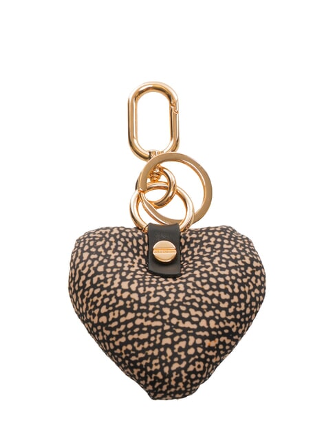 KEYRING Cuore Keychain with charm OP / NATURAL / BLACK - Key holders