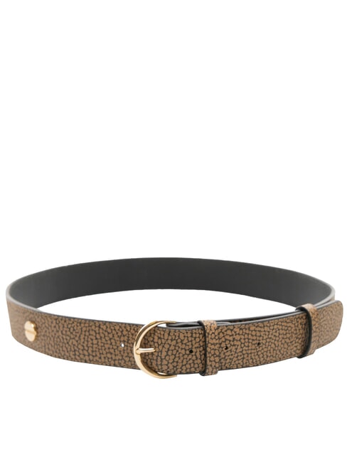 GRAFFITI Belt with studs natural op / black - Belts