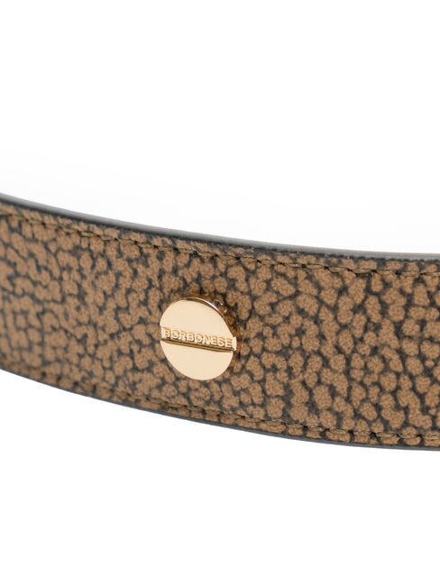 GRAFFITI Belt with studs natural op / black - Belts