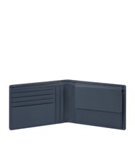 PIQUADRO AKRON Leather wallet with coin purse - Men’s Wallets