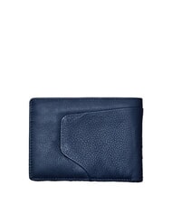 PIQUADRO AKRON Leather wallet with coin purse blue - Men’s Wallets - 4