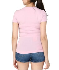 GUESS CN SS LOGO Short-sleeved T-shirt lilac cream - T-shirt - 2