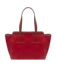 THE BRIDGE ELETTRA Leather shopping bag berry abb. gold - Women’s Bags - 4