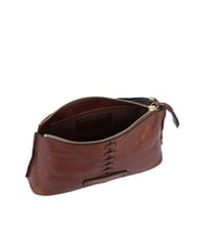 THE BRIDGE FEBE Leather beauty with braids BROWN - Beauty Case - 5