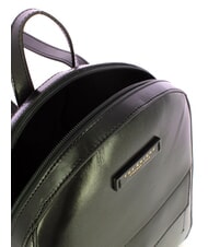 THE BRIDGE DIANA Smooth leather backpack with pocket Black Gold - Women’s Bags - 4