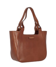 THE BRIDGE LUCIA Leather shopping bag BROWN - Women’s Bags - 2