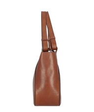 THE BRIDGE LUCIA Leather shopping bag BROWN - Women’s Bags - 3