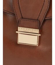 THE BRIDGE DANTE Leather Doctor's Bag Briefcase BROWN - Work Briefcases - 3