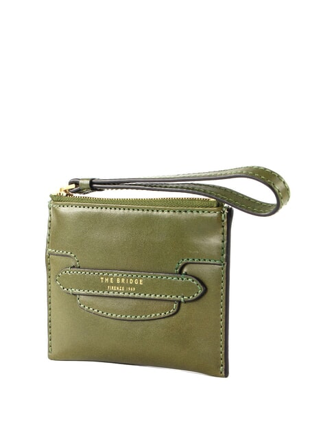 LUCREZIA  Leather pouch fig green abb. gold - Women&rsquo;s Bags