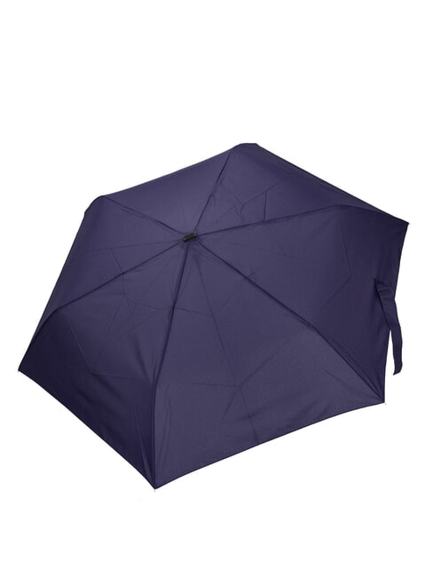 FIBER FLAT Mini manual opening umbrella BLUE NAVY GOLD - Umbrellas