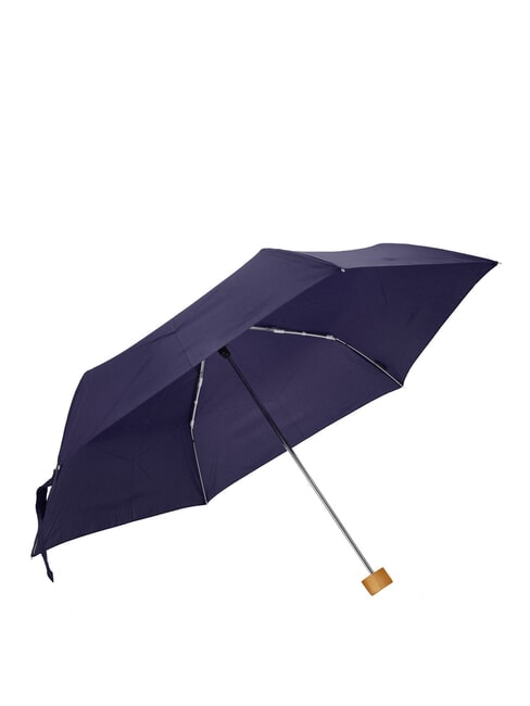 FIBER FLAT Mini manual opening umbrella BLUE NAVY GOLD - Umbrellas