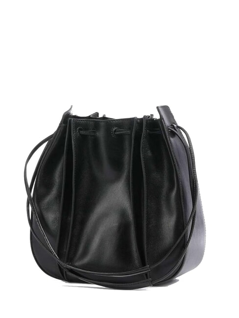 CAMILLA  Leather bucket Black Gold - Women’s Bags