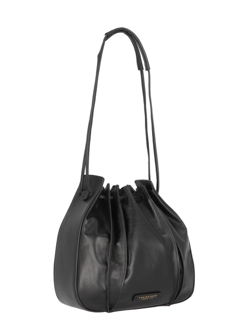 CAMILLA  Leather bucket Black Gold - Women’s Bags
