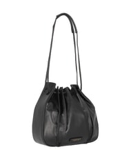 THE BRIDGE CAMILLA  Leather bucket Black Gold - Women’s Bags - 3