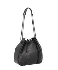 THE BRIDGE CAMILLA  Leather bucket Black Gold - Women’s Bags - 5