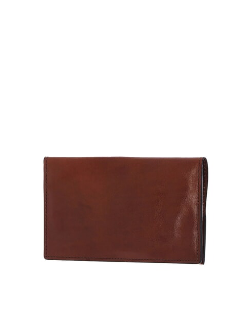 BIAGIO Leather tobacco case brown 14/ruthenium palladium - Travel Accessories