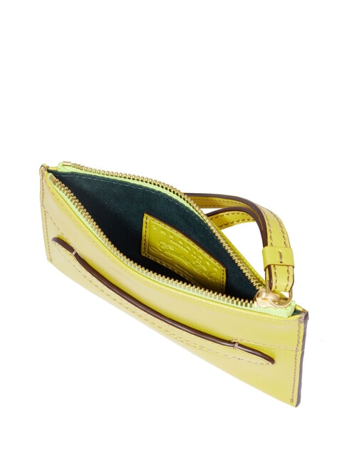 LUCREZIA  Leather pouch lime with gold - Women&rsquo;s Bags